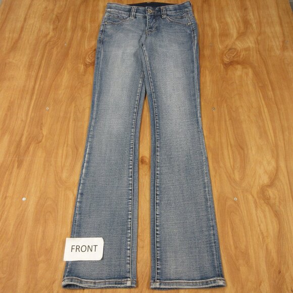 JAG Eloise Boot Cut Blue Denim Jeans Womens Sz 2/26 Best Kept Secret Tummy Panel - Picture 2 of 16